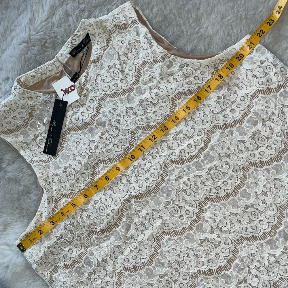 Rose and Olive Chic Lace Sleeveless Top size XL - Picture 5 of 9